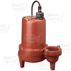 Manual Sewage Pump, 1HP, 25' cord, 440/480V, 3-Phase