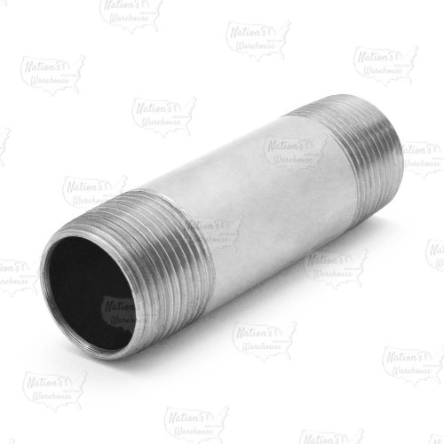 1" x 4" Stainless Steel Pipe Nipple