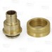 3/4" PEX Crimp (Brass) x ManaBloc Supply Adapter