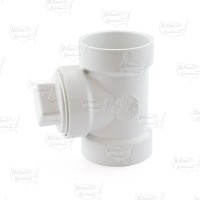 2" PVC DWV Cleanout Tee w/ Plug