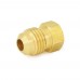 1/4" Flare Brass Plug