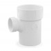 3" x 3" x 1-1/2" PVC DWV Sanitary Street Tee (Spigot x Socket x Socket)