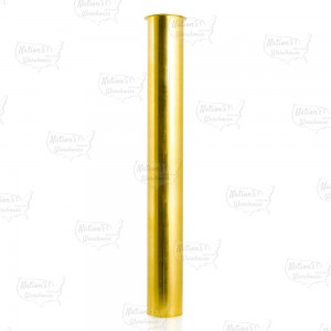 1-1/2" x 24", 22GA, Flanged Tailpiece, Rough Brass