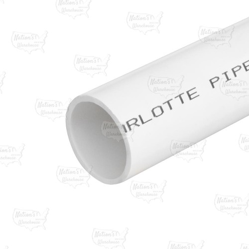 2" x 10ft PVC Pipe, FoamCore DWV, Sch40