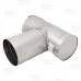 9" Z-Lok Chimney Liner Stainless Steel Tee Appliance Adapter for Chimney Liner