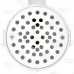 Low-Profile (Short) PVC Floor Drain w/ Round St. Steel Strainer, 2" Hub x 3" Inside Fit