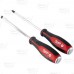 2-piece Demolition Screwdriver Set w/ Magnetic Tips, Tri-Lobe Handles & Hex Shanks