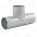 4" Galvanized Flue Tee, 12" Length, 26 GA..