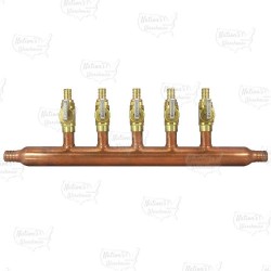 Product Review: Sioux Chief 672XV0599 – 5‑Branch Open Copper Manifold with ¼‑Turn PEX Valves