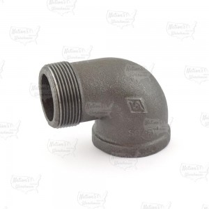 1-1/2" Black 90° Street Elbow (Imported)