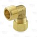 3/8" OD x 3/8" MIP Threaded Compression Elbow, Lead-Free