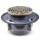 High-Capacity, Round PVC Shower Tile/Pan Drain w/ Brushed Bronze Strainer, 3" Hub