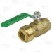 3/4" Push To Connect x 3/4" FPT Brass Ball Valve, Lead-Free