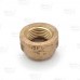 1/2" FPT Brass Cap, Lead-Free