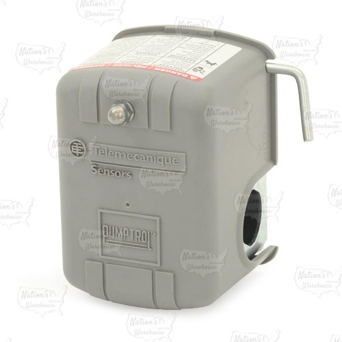 Water Pump Pressure Switch w/ Manual Cut-Out Lever, 30-50 psi, 1/4" FPT, Standard Duty..