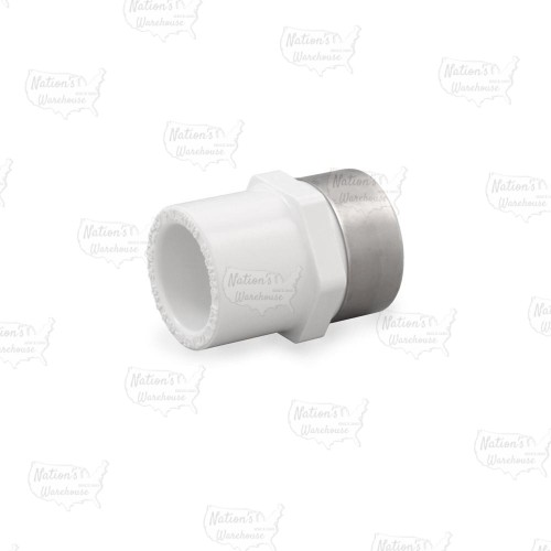 1/2" PVC (Sch. 40) Socket x FIP Adapter, Special Reinforced