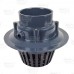 PVC Roof Drain w/ PolyPro Dome Strainer, 4" PVC Hub