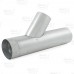 6" x 5" Galvanized Reducing Flue Wye, 24" Length, 24 GA..