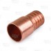 3/4" PEX x 1" Copper Pipe Adapter (Lead-Free Copper)