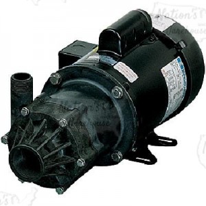 Magnetic Drive Pump for Highly Corrosive, 3/4HP, 115/230V, 1-Phase
