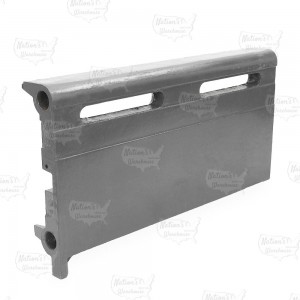 1.5ft Cast Iron Baseboard Radiator (Left Section), Floor Standing, 10" H x 2-1/2" D x 18" W..
