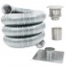 5" x 25ft Pre-Insulated Aluminum Gas Chimney Liner Kit