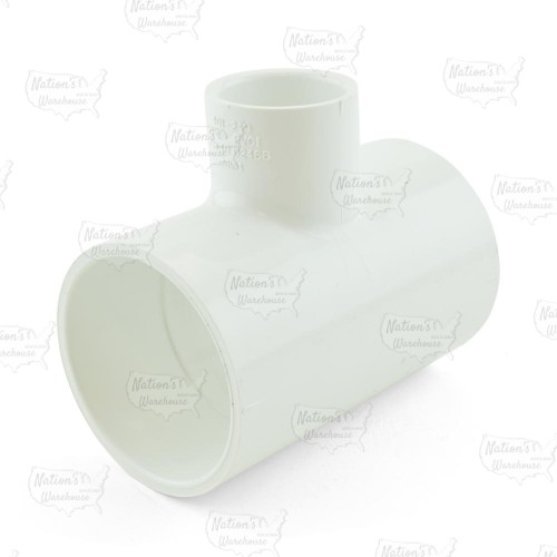 2" x 2" x 1" PVC (Sch. 40) Reducing Tee