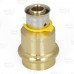 1/2" PEX Press x 3/4" ProPress Adapter, Lead-Free Bronze