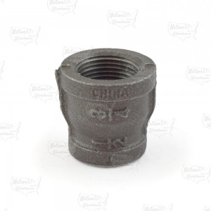 3/4" x 1/2" Black Coupling (Imported)