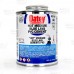 16 oz Medium-Body Blue Lava Primerless PVC Cement w/ Dauber, Extra Fast Set, Blue