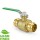 1-1/4” Press Brass Ball Valve, Full Port (Lead-Free) 