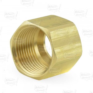 1/2" OD Compression Brass Nut