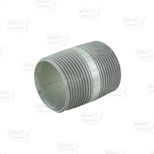 1-1/4” x 2” Galvanized Steel Pipe Nipple