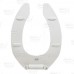 Bemis 2155SSCT White Comm. Plastic Elongated Toilet Seat-DuraGuard & Self-Sustaining Check Hinges, Heavy-Duty