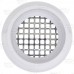 Low-Profile (Short) PVC Floor Drain w/ Round St. Steel Strainer, 3" Hub x 4" Inside Fit