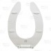 Bemis 1955SSCT (White) Commerical Plastic Elongated Toilet Seat w/ Self-Sustaining Check Hinges, Heavy-Duty