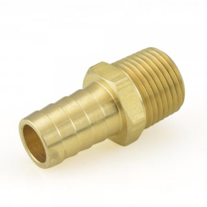 5/8” Hose Barb x 1/2” Male Threaded Brass Adapter