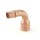 3/4" PEX x 3/4" Copper Pipe Elbow (Lead-Free Copper)