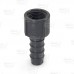 1/2" Barbed Insert x 1/2" Female NPT Threaded PVC Adapter, Sch 40, Gray