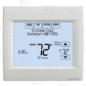 VisionPRO 8000 Smart Wi-Fi Programmable Thermostat, 2H/2C Conventional or 3H/2C Heat Pump + Aux. Heat