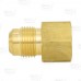 1/2" Flare x 1/2" Female NPT Threaded Brass Adapter