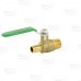 1/2" PEX Expansion x 1/2" MPT Threaded Brass Ball Valve, Lead-Free