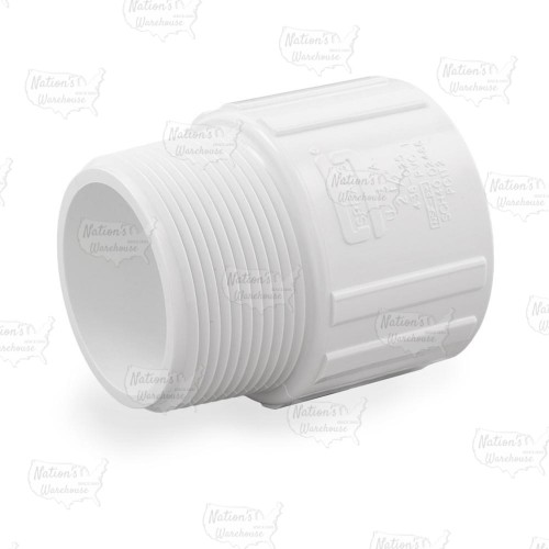 2-1/2" PVC (Sch. 40) MIP x Socket Adapter