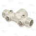 1-1/4" FPT x 1-7/8" Solid 304 Stainless Steel Well Tank Tee, Extension Type