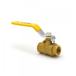 3/8” FIP x FIP Threaded Brass Ball Valve, Full Port