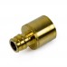 1/2" PEX x 3/4" Male Sweat F1960 Adapter, LF Brass