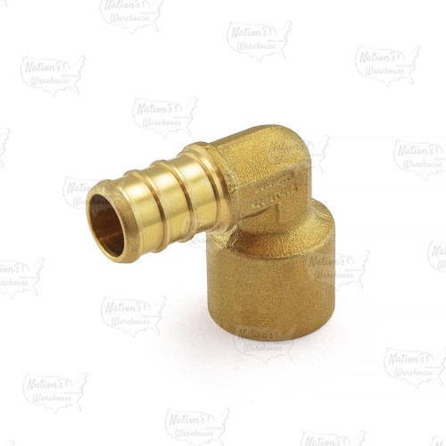 1/2” PEX x 1/2” Copper Pipe Elbow, Lead-Free