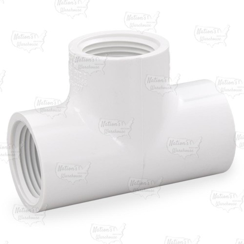 3/4" PVC (Sch. 40) Tee (FIP x FIP x FIP)