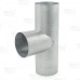 4" Galvanized Flue Tee, 12" Length, 26 GA..