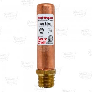 1/2" MIP Straight, Mini-Rester Water Hammer Arrestor (Lead-Free)